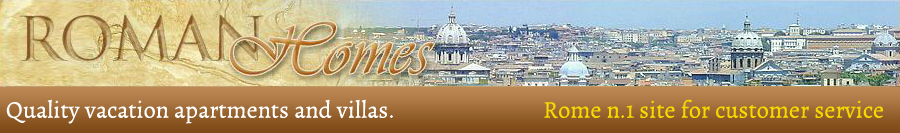 Rome apartments and villas rentals